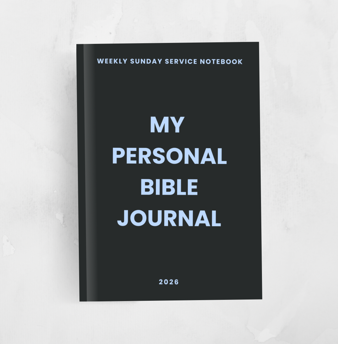 PRE-ORDER My Personal Bible Journal BLACK
