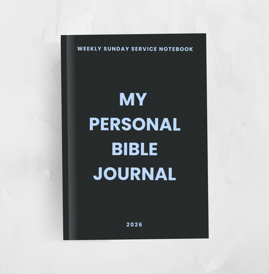PRE-ORDER My Personal Bible Journal BLACK