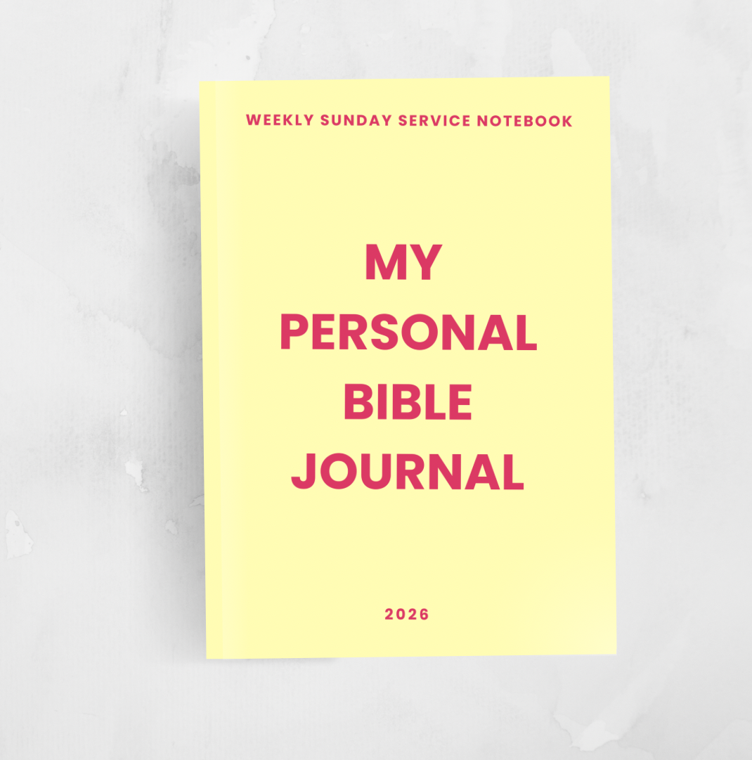 PRE-ORDER My Personal Bible Journal YELLOW