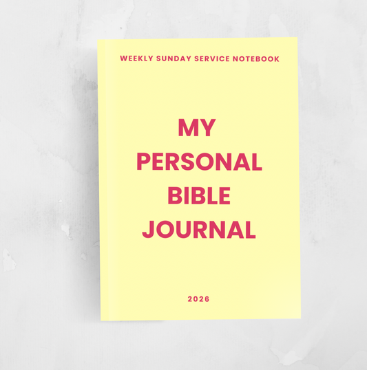 PRE-ORDER My Personal Bible Journal YELLOW