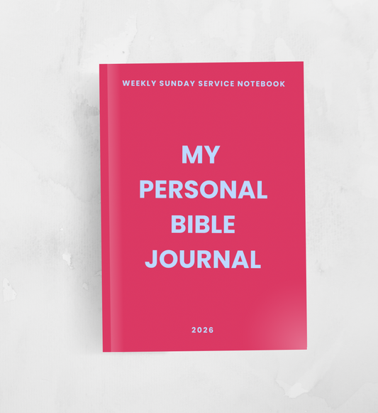 PRE-ORDER My Personal Bible Journal PINK